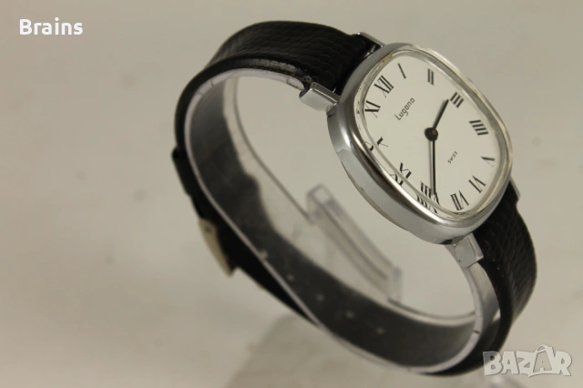 1960's LUGANO Швейцарски Ръчен Часовник, снимка 6 - Мъжки - 53060939