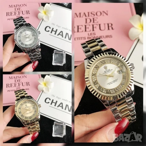 Луксозен дамски ръчен часовник Rolex datejust, стилен Ролекс