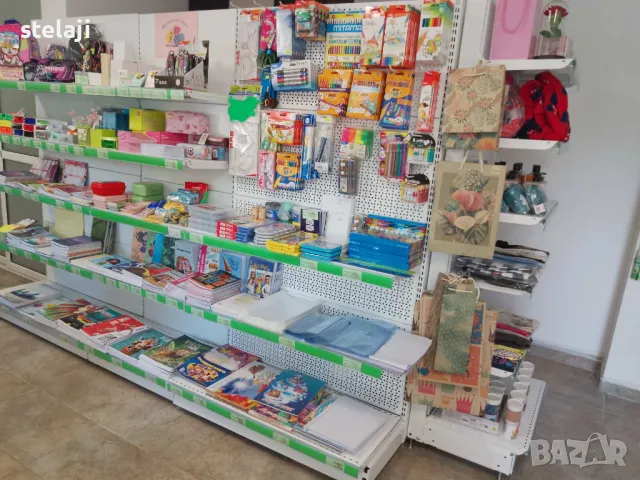 Метални стелажи за книжарница /НОВИ/, снимка 5 - Стелажи и щандове - 49448464