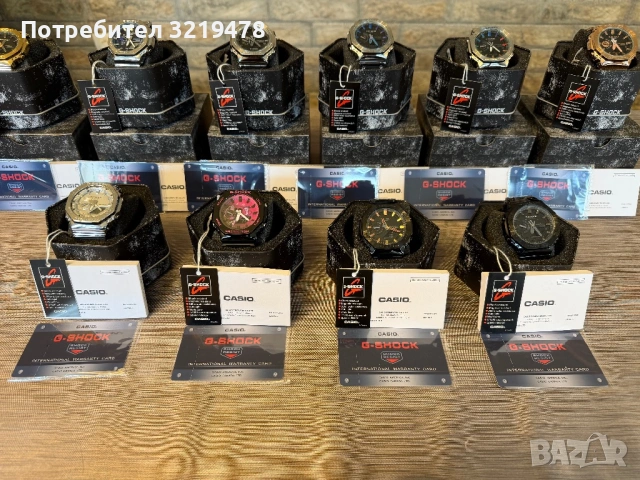 Часовници Casio G-Shock Steel GM2100 (Метална Каишка), снимка 4 - Мъжки - 54048708