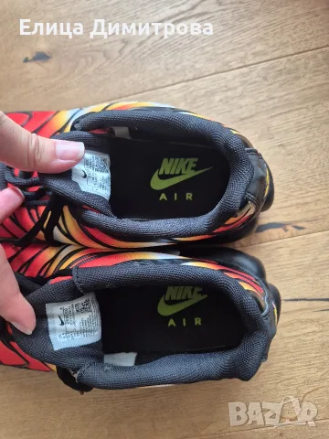 NIKE AIR MAX PLUS Black/ Team Orange-Team Red., снимка 6 - Маратонки - 56085615