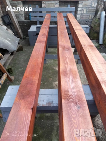 продавам дървени греди -12/12/3м.