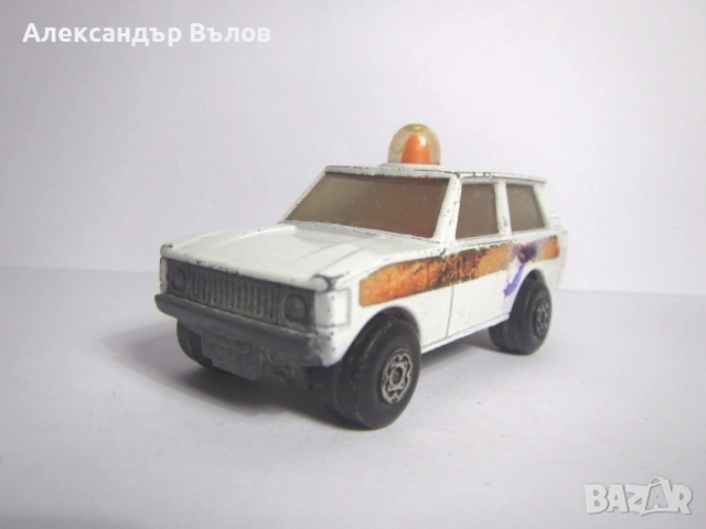 Стара метална количка Мачбокс Police Patrol Range Rover Matchbox , снимка 2 - Колекции - 53061158