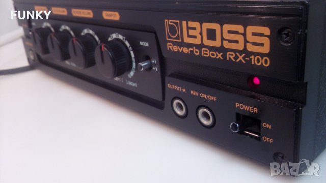 Boss RX-100 Reverb Box (1982), снимка 7 - Ресийвъри, усилватели, смесителни пултове - 34386840