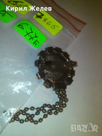 РЕТРО АРТ БРОШКА с КАМЪНИ и ФАСЕТИРАН КРИСТАЛ 7865, снимка 4 - Други - 29843983