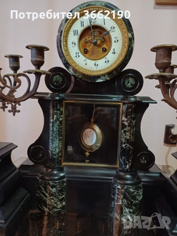 Каминен часовник, снимка 2 - Други ценни предмети - 52427991