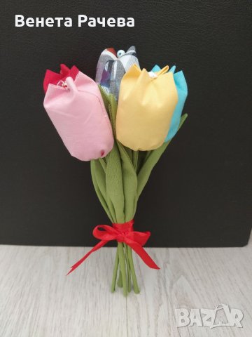 Цветя от плат в Изкуствени цветя в гр. Велико Търново - ID35246752 —  Bazar.bg