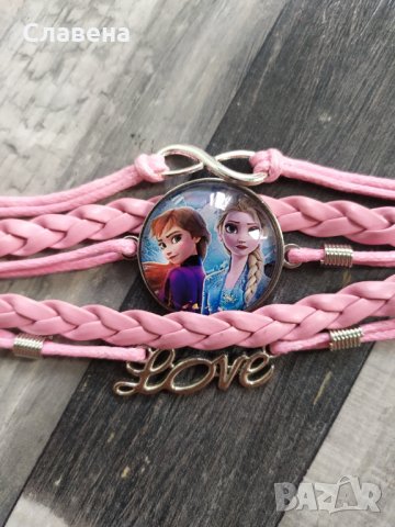 Детска гривна и колие Елза и Анна НОВИ!!!, снимка 5 - Детски - 34252925