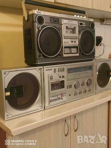 Hitachi trk - 8180/Sony-cfs -88/Радиокасетофон/, снимка 2 - Радиокасетофони, транзистори - 52741279
