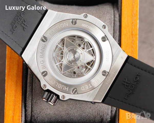Мъжки часовник Hublot Big Bang Sang Bleu с автоматичен механизъм, снимка 9 - Луксозни - 36672277