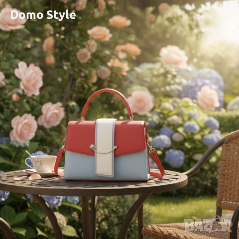 Елегантна дамска чанта в 7 цвята - компактна и стилна за всеки повод, снимка 3 - Чанти - 53295698