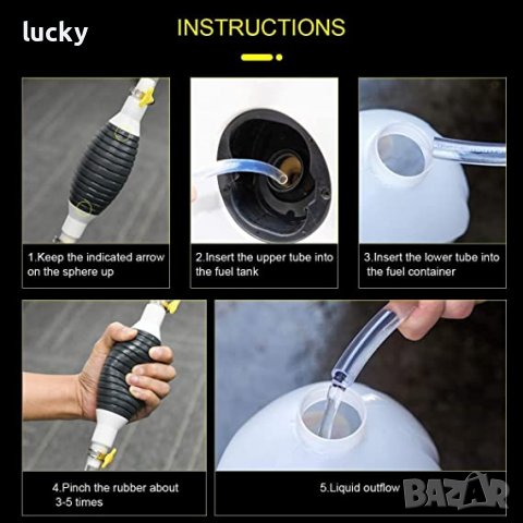 Ръчна помпа за гориво и течности, снимка 2 - Аксесоари и консумативи - 39386696