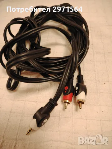 Кабели 3.5 мн към чинчове, снимка 2 - Други - 49715759