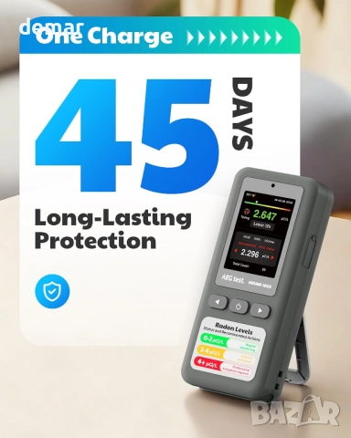 AEGTEST HOUND-1011S Преносим радонов детектор, високоточен сензор, снимка 3 - Друга електроника - 52705586