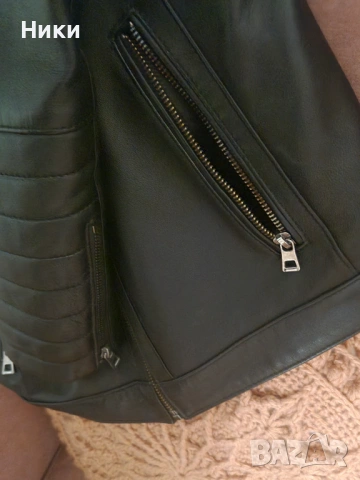 Мъжко яке от висококачествена агнешка кожа