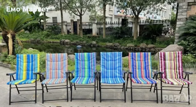 Голям сгъваем къмпинг стол с възглавница – комфорт навсякъде с теб NS3938, снимка 10 - Градински мебели, декорация  - 49908792