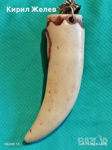 КОЛИЕ "ТОТЕМ" от ВЪЛЧИ ЗЪБ МНОГО КРАСИВО АРТ 46277, снимка 5 - Колиета, медальони, синджири - 52481204