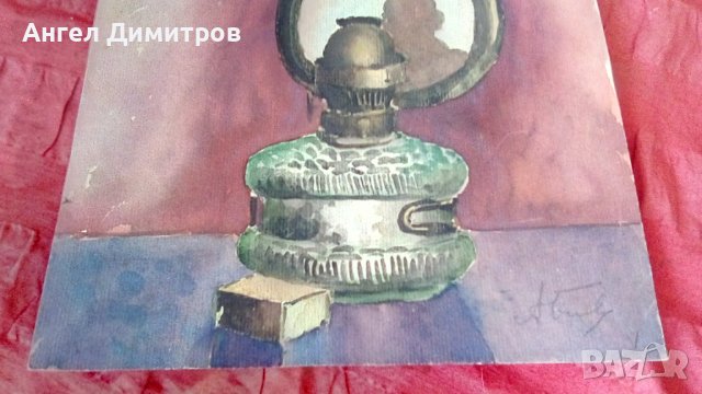 Ангел Ботев картина акварел , снимка 5 - Картини - 38999712