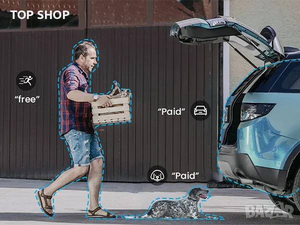 ieGeek 2K безжична WiFi 360°PTZ охранителна камера за наблюдение захранвана със слънчева батерия, снимка 9 - Аналогови камери - 49092984