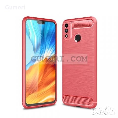 Huawei Honor 9X Lite - Карбонов Удароустойчив Гръб, снимка 4 - Калъфи, кейсове - 32104648