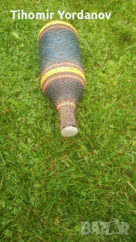 Плетена бутилка., снимка 14 - Антикварни и старинни предмети - 50235877