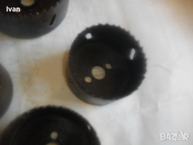 Немска боркорона за кръгли отвори от ф38мм до ф102мм Старо качество масивни, снимка 10 - Други инструменти - 51555562