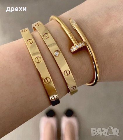 Cartier гривна в кутия, снимка 4 - Гривни - 36441790