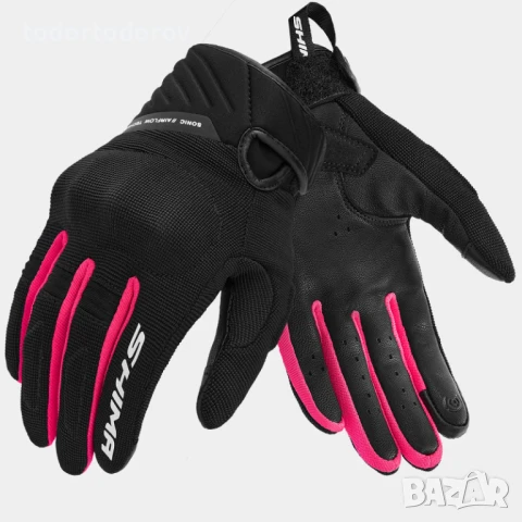 Дамски мото ръкавици SHIMA SONIC LADY Pink,протектори!