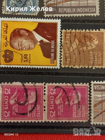 Стари пощенски марки от цял свят смесени МАРИКО, АМЕРИКА, ИНДОНЕЗИЯ за КОЛЕКЦИЯ 52011, снимка 7 - Филателия - 53231006
