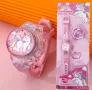 детски часовник с еднорог unicorn музикален светещ и въртящ се капак, снимка 3