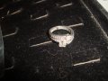 СРЕБЪРЕН ПРЪСТЕН СРЕБРО ПРОБА 925 МАРКИРАНО с МИНИАТЮРНИ ФАСЕТ ЦИРКОН КАМЪНИ 9488, снимка 11