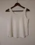 Нов H&M дамски топ потник екрю S M размер, снимка 2