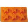6 Големи звезди Звезда силиконов молд форма калъп фондан шоколад гипс свещ сапун кексчета мъфини, снимка 4