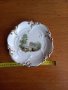 Немска  порцеланова чиния със  златен  кант , снимка 1 - Чинии - 37805632