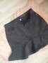 Дънкова кокетна пола в черно с волани - 18,00лв., снимка 2