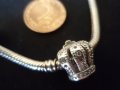 сребърна гривна Пандора, снимка 3