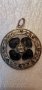 висулка сребърна и камъни с детелина, снимка 1 - Колиета, медальони, синджири - 36752072