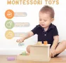 Монтесори дървена игра с кубчета от Busy edition , снимка 2