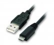 Кабел USB2.0 към Micro USB 1.8m Черен VCom SS001276 Cable USB - Micro USB M/M