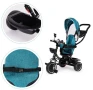 Детска триколка с въртяща се седалка и сенник, синьо и зелено, ECOTOYS, снимка 6