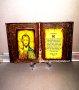 Подарък за Годишнина/ Юбилей- Старинна книга с икона / снимка/и личен поздрав/ по Ваш избор