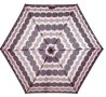 Сгъваем чадър за дъжд с черни розови геометрични шарки 23,5 см
