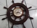 Френски барометър корабно кормило., снимка 5