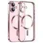 iPhone 16 (6.1) Силиконов кейс bSmart Chrome Magsafe с протектори за камерите и Протектор, снимка 2