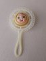 Ретро стара бебешка играчка Бакелитова дрънкалка от твърда пластмаса, снимка 1 - Други ценни предмети - 42896464