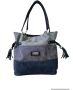 Дамска луксозна чанта тип торба в пастелни цветове 30х34см
