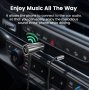Универсален Toocki AUX Bluetooth адаптер за кола, снимка 2
