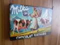 Метална табела Milka Милка шоколад течен крави Швейцария млечен, снимка 2