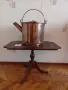 Стара медна лейка, кофи към камина и други, голяма медна ваза, снимка 2