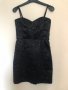 Черна елегантна къса рокля по тялото размер 38 (S), снимка 1 - Рокли - 31887580
